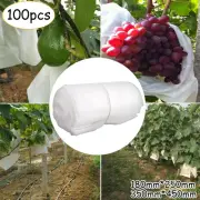 100x/Set Fruit Fly Protection Bags Exclusion Net Storage Mesh Stop Pest Bug New