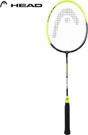 HEAD Reflex 10 Aluminium Strung Badminton Racquet (Navy/Fluro) | for Beginner...