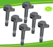 6 PCS Ignition Coil For Honda Accord Odyssey Pilot 3.5L V6 Acura MDX 30520R70A01