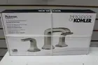KOHLER Rubicon Centerset Double Handle Bathroom Faucet Brushed Nick R29404-4D-BN