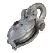 3" Snatch Block Yarding Pulley Block, 1/4" Cable, WLL 1.5 Ton