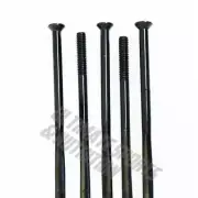 5pk DT Aerolite Flat Blade Straight Pull Spokes 302mm Black for 29" Bike Wheels