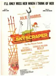 I'LL ONLY MISS HER WHEN I THINK OF HER SHEET MUSIC SKYSCRAPER PIANO/VOCAL 1965