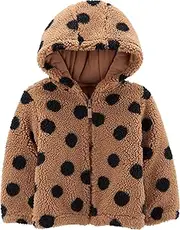 [Simple Joys by Carter's] Toddlers and Baby Girls' Hooded Sherpa Jacket