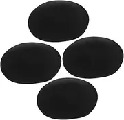2 Pair Adhesive Shoulder Pad Womens Shoulder Pads Womens Bralette Shoulder Pads for Clothing Shoulder Cushions for Bra Straps Shoulder Push up Pads Bras Women Shoulder Pads Black