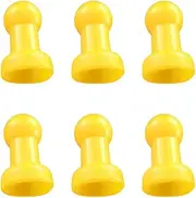 6PCS Child Trampoline Pole Caps Top Net Hook Enclosure Shaped Trampoline Pole Top Cover for Fiber Glass Metal Rings
