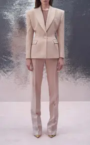 [Alex Perry] Contour Wool Blazer