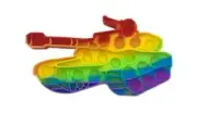 Rainbow Tank Fidget Popper Sensory Toy