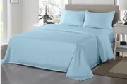 Royal Comfort 1200TC Ultrasoft Microfibre Bed Sheet Set (Sky Blue)