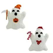 Halloween Pumpkin Ghosty Plushie Pillow Soft Hug Cushion Toy for Christmas