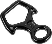 Yardwe Aluminum Figure 8 Descender for Climbing Rappelling Gear Ropes Connector Horns Rappelling Device