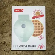 DASH Mini Waffle Maker - 4â€ Waffle Mold Nonstick Waffle Iron with Quick Hea...