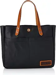 BERMAS(バーマス) Vermas COMMUTE Mini Tote Toyooka Bag, Original Fabric, Canvas, PVC, Tochigi Leather