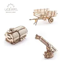 在飛比找蝦皮購物優惠-UGEARS｜卡車改造配件【木百貨】自我推進模型｜木製模型｜