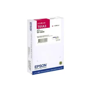 EPSON 原廠紅色高容量墨水匣 T01A350 / NO.01A /適用 WF-C8690