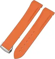 [VEVEL] Rubber Watchbands 19mm 20mm 21mm 22mm for Omega Seamaster Planet Ocean Waterproof Sport Watch Strap
