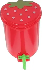 Cabilock Bird for Cockatiels Small Trash Can Mini Desktop Trash Can Garbage Can with Lid Fruit Trash Can Table Trash Mini Trash Cute Garbage Can Very Bathroom Garbage Can Liner Plastic