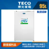 在飛比找momo購物網優惠-【TECO 東元】福利品★95公升單門定頻直立式冷凍櫃(RL