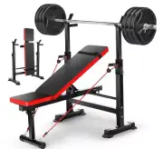 Adjustable Weight Bench 600lbs 4-in-1 Foldable Workout Bench
