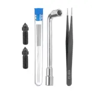 3D Nozzles Kit, 2pcs k1 Hardened Steel Nozzles 0.2mm, Nozzle Cleaning Needles