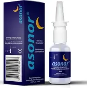 Asonor Snoring Nasal Spray - Fast Snore Stopper Drops for Better Sleep,...