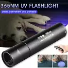 UV Flashlight Black Light Rechargeable 365nm Ultraviolet Handheld Torch NEW AU