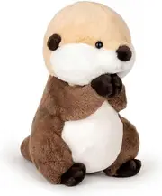 World Otter Stuffed Animals 9.8" Cute Sea Soft Otter Plushie Toy Christmas Birthday for Kids Children Girls Boys