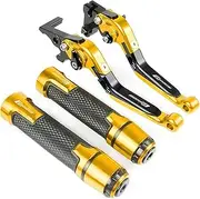 MAODOXIANG Handlebar Kits Motor Scooter Brake Handle CNC Adjustable Brake Clutch Levers Knobs Handlebar Fit for bmws C650SPORT 2015 2016 2017 C650 Sport Logo (Color : 16)