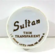 Vintage Sultan Brand Full Condom Pack L E Shunk Latex Akron OH Old Store Stock