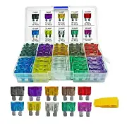 100 Pcs Car Blade Fuses Assortment Kit Automotive Fuses for Car RV Truck