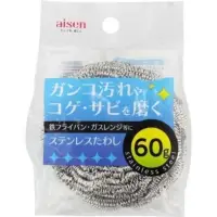 在飛比找蝦皮購物優惠-日本【aisen】不鏽鋼鋼絲球60g