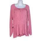 Size 3X SO Goods For Life Woman's Smock Top Color Shabby Mauve NWT Sonoma