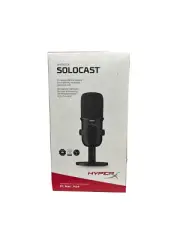 HyperX Solocast Microphone. Compatible with pc, mac, and ps4.