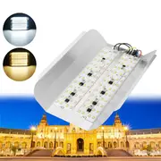 100W Outdoor 96 LED Flood Light Iodine Tungsten Lamp for Factory Park Garden AC220V 33 WHITE