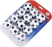 12pcs Table Soccer Footballs Replacement Kit Mini 36mm Resin Balls Set, Black&White Color, Pack of 12 Balls, Smooth for Less Resistance, Safe and Sturdy, Suitable for Table