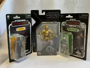 Star Wars Action Figures Darth Vader Rey C-3PO Hasbro NIB Toys