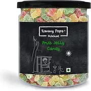 Tummy Pops | Mix Fruit Jelly Candy | Gummy Candy | Jelly Fruits Pop - 300 GM Jar