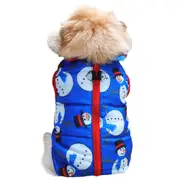Pet Christmas Jacket Snowman Pet Coat Elk Cats Hoodie Vest Santa Claus Puppy Costume