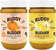 BUDDY BUDDER - BARKIN' Banana Pumpkin Pup, Peanut Butter for Dogs, Healthy Dog Treats, Peanut Butter Dog Treats, Things That