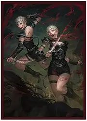 Brylle and Lahvi - Blood-Crazed Twins - 100 Matte Card Sleeves (FN29S-R) - Fantasy North