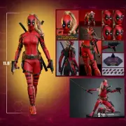Hot Toys MMS747 Deadpool & Wolverine 1/6 Ladypool Figure Sideshow