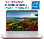 2021 HP 15.6" Laptop Intel Pentium Gold 6405U 2.4GHz, Up to 16GB RAM &1TB SSD