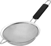 Fine Mesh Strainer with thermo plastic rubber handle - Sieve Stainless Steel -