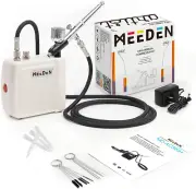 Mini Airbrush Kit with Compressor, Dual-Action Gravity Feed 0.5Mm Airbrush, Mult