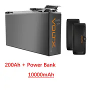VoltX 12V 200Ah Lithium Battery Slim Prismatic Cells 2x 5000mAh Power Bank 20W Mini Portable Charger