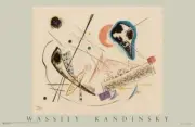 Wassily Kandinsky - Untitled (Compostion Lyrique) Poster 17.5" x 11.5" Laminated