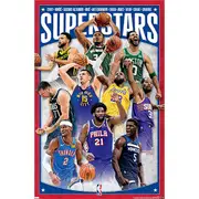NBA League Superstars 24 Reg Poster Home/Room Wall Hanging Decor 91x60cm
