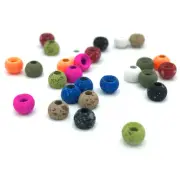 MOTTLED TACTICAL TUNGSTEN BEADS - Hareline Fly Tying Nymph & Streamer Heads NEW!