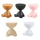 Small Side Table Tea Table Nordic Cute Smooth Creative Bedside Cabinet Flat Head