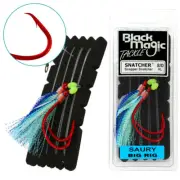 Black Magic Snapper Snatcher Flasher Rig 8/0 Saury